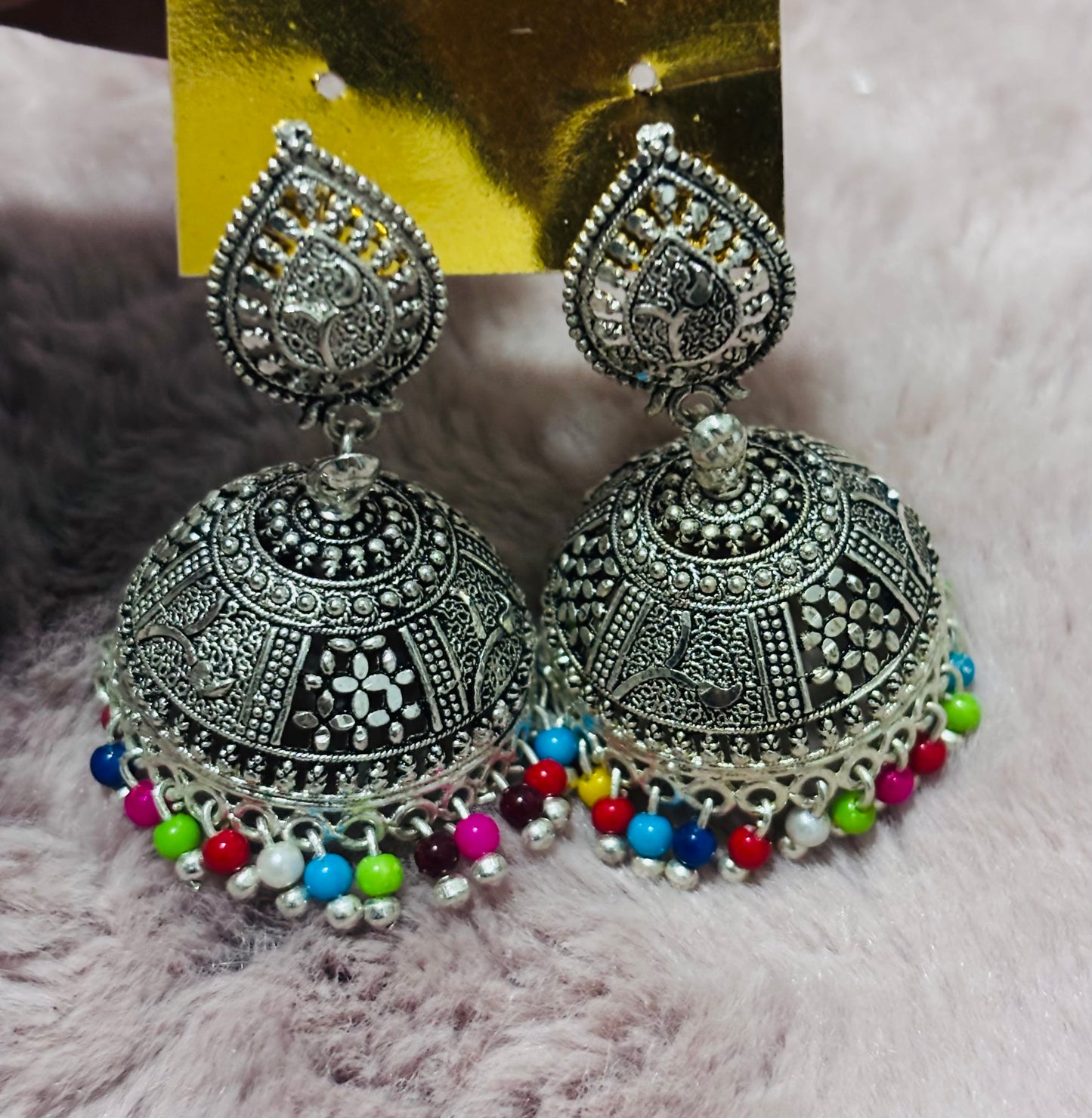 Oxidized Multicolor Jhumki