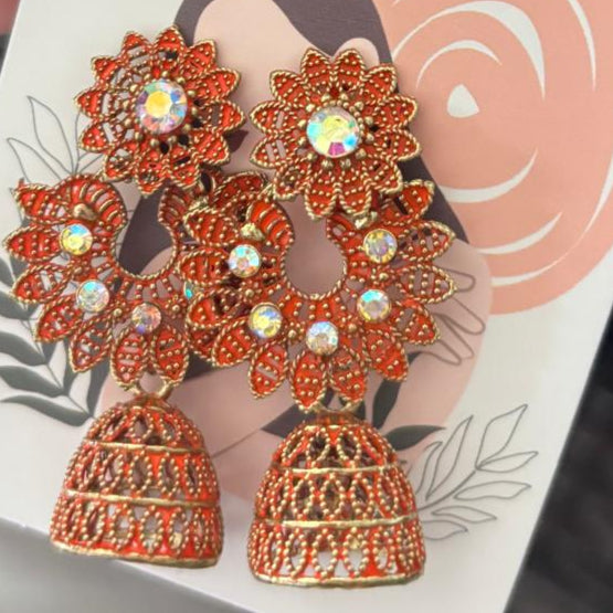 Flower style Light Jhumki