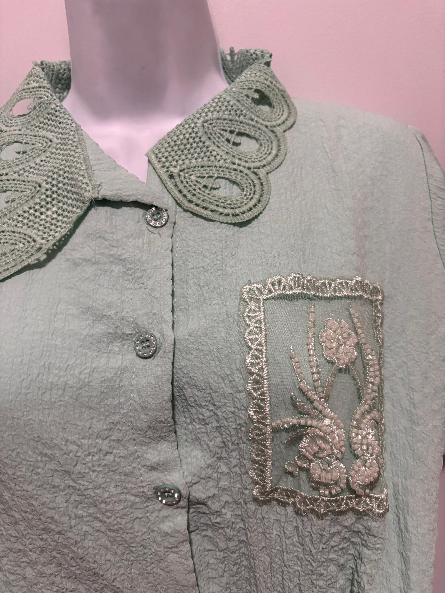 Half Sleeve Laced Shirt