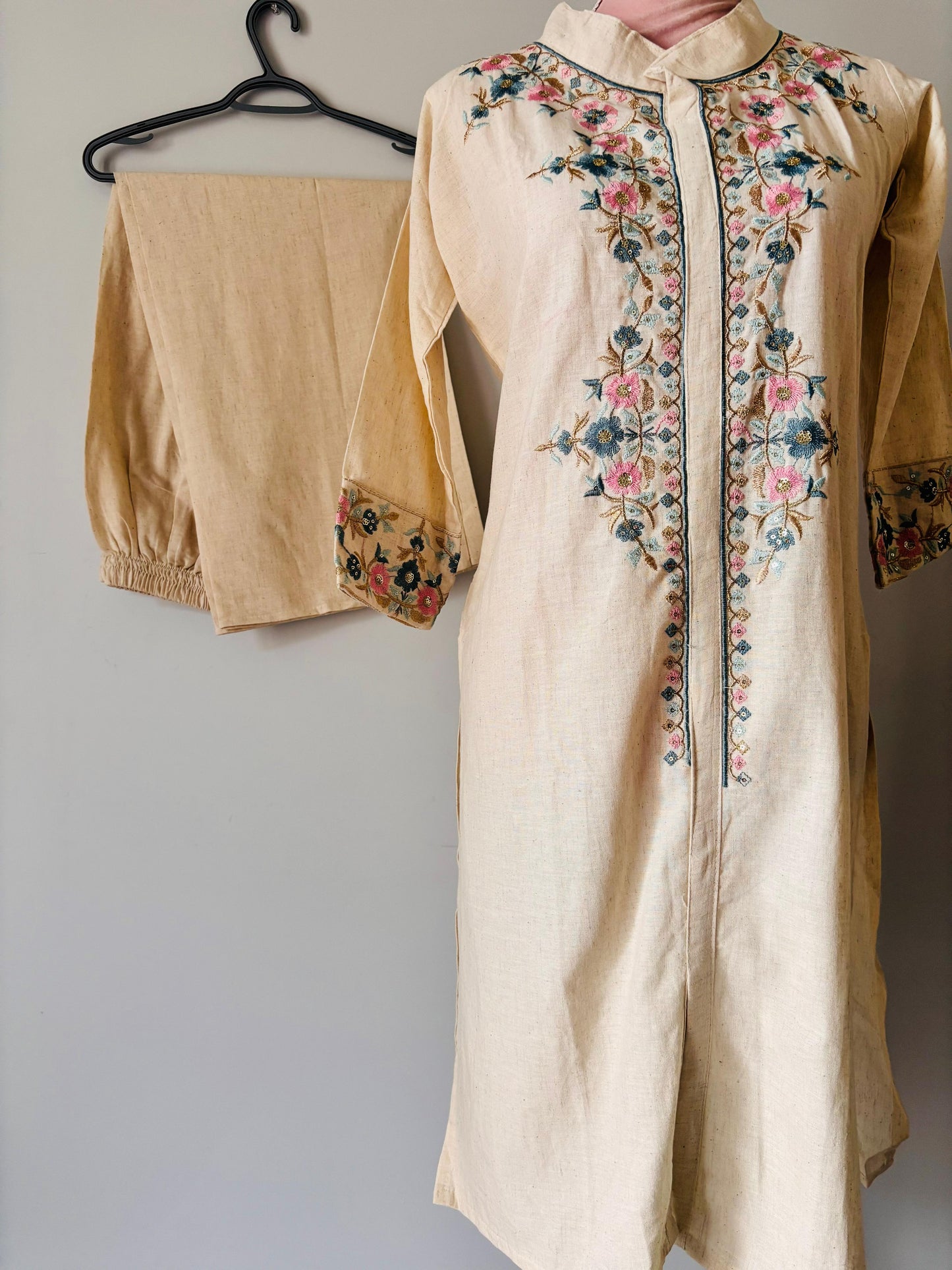 Khadi Cotton Kurta Set