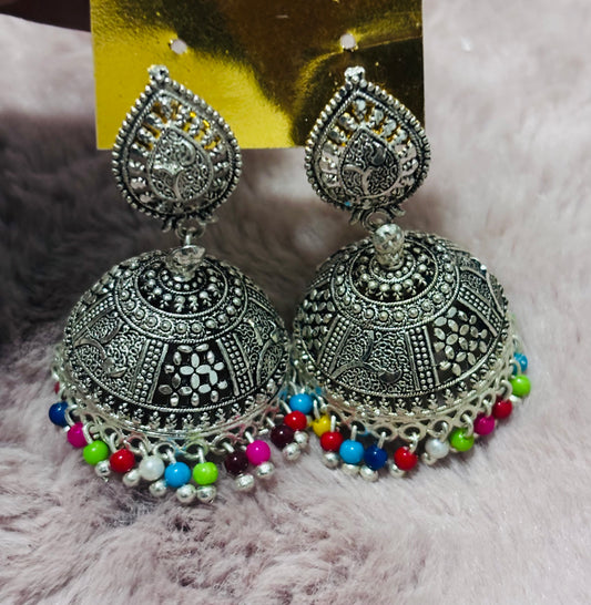 Oxidized Multicolor Jhumki
