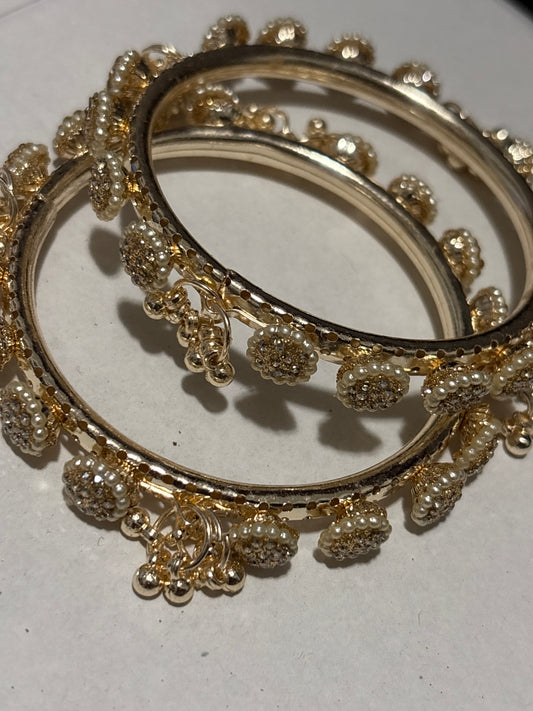 Flower Beaded Bangles