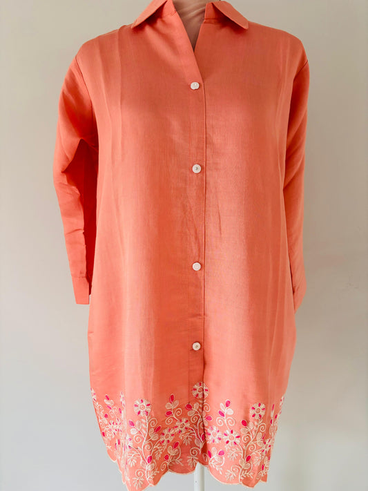 Long sleeved Peach Coord set