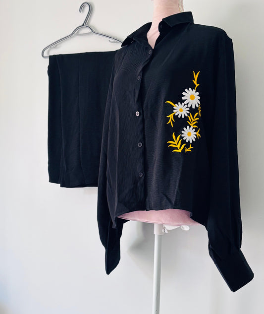 Cotton Embroidered Coord Set