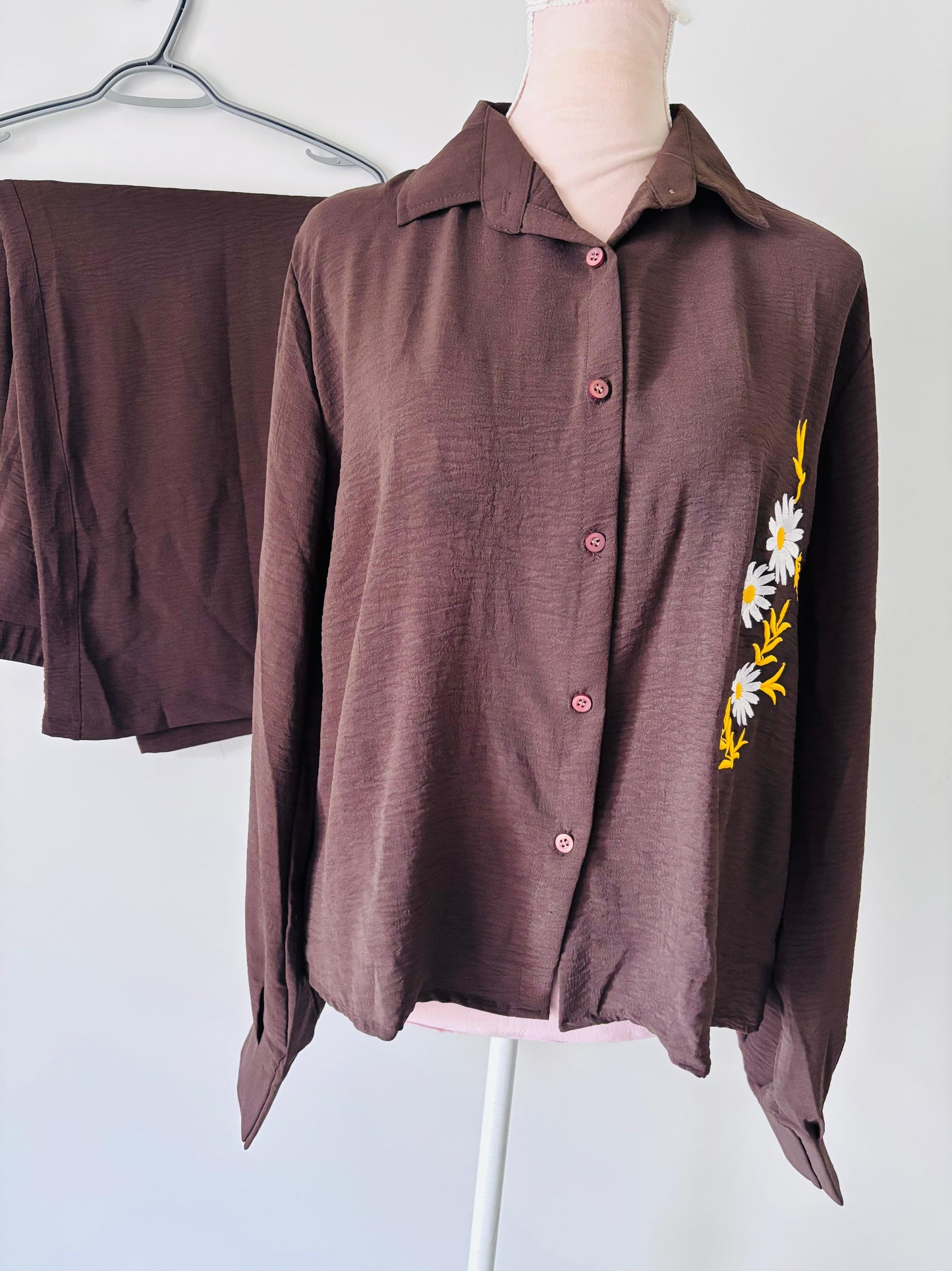 Cotton Embroidered Coord Set