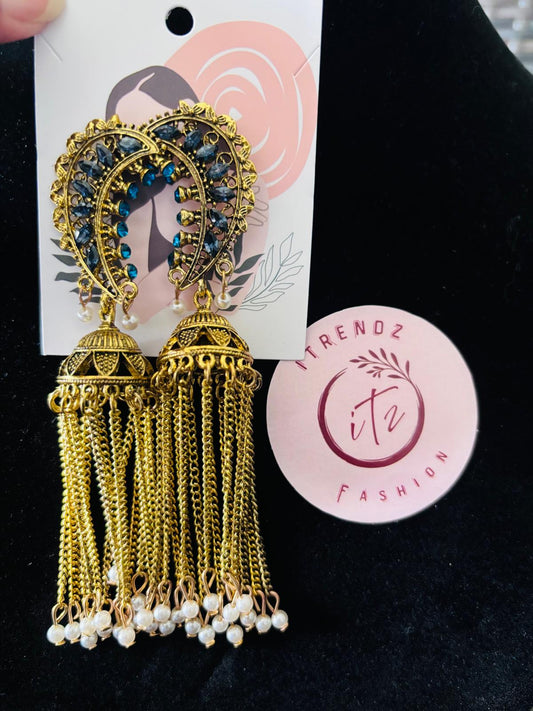 Lightweight Long hanging Jhumkas