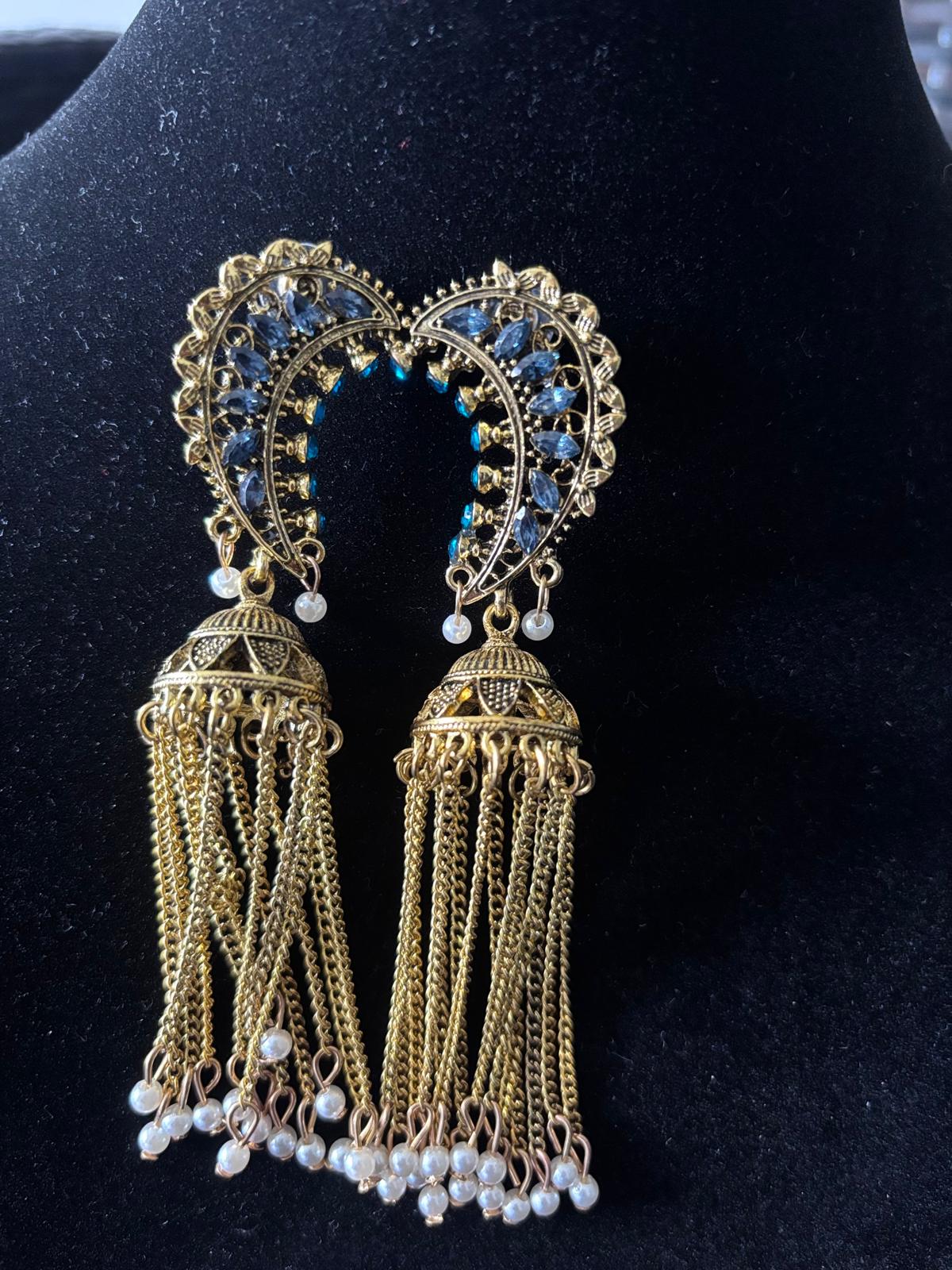 Lightweight Long hanging Jhumkas