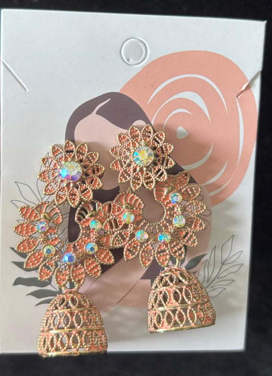 Flower style Light Jhumki