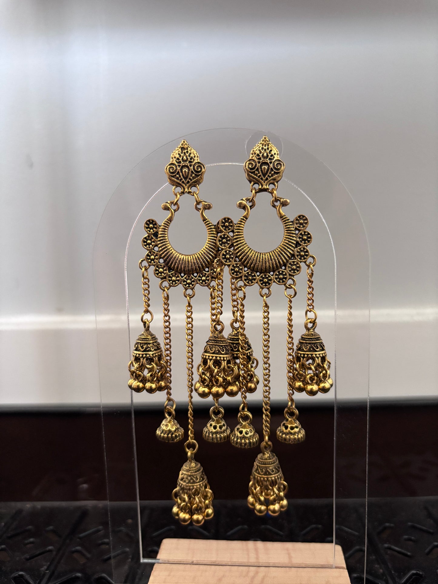 Golden Latkan Jhumki