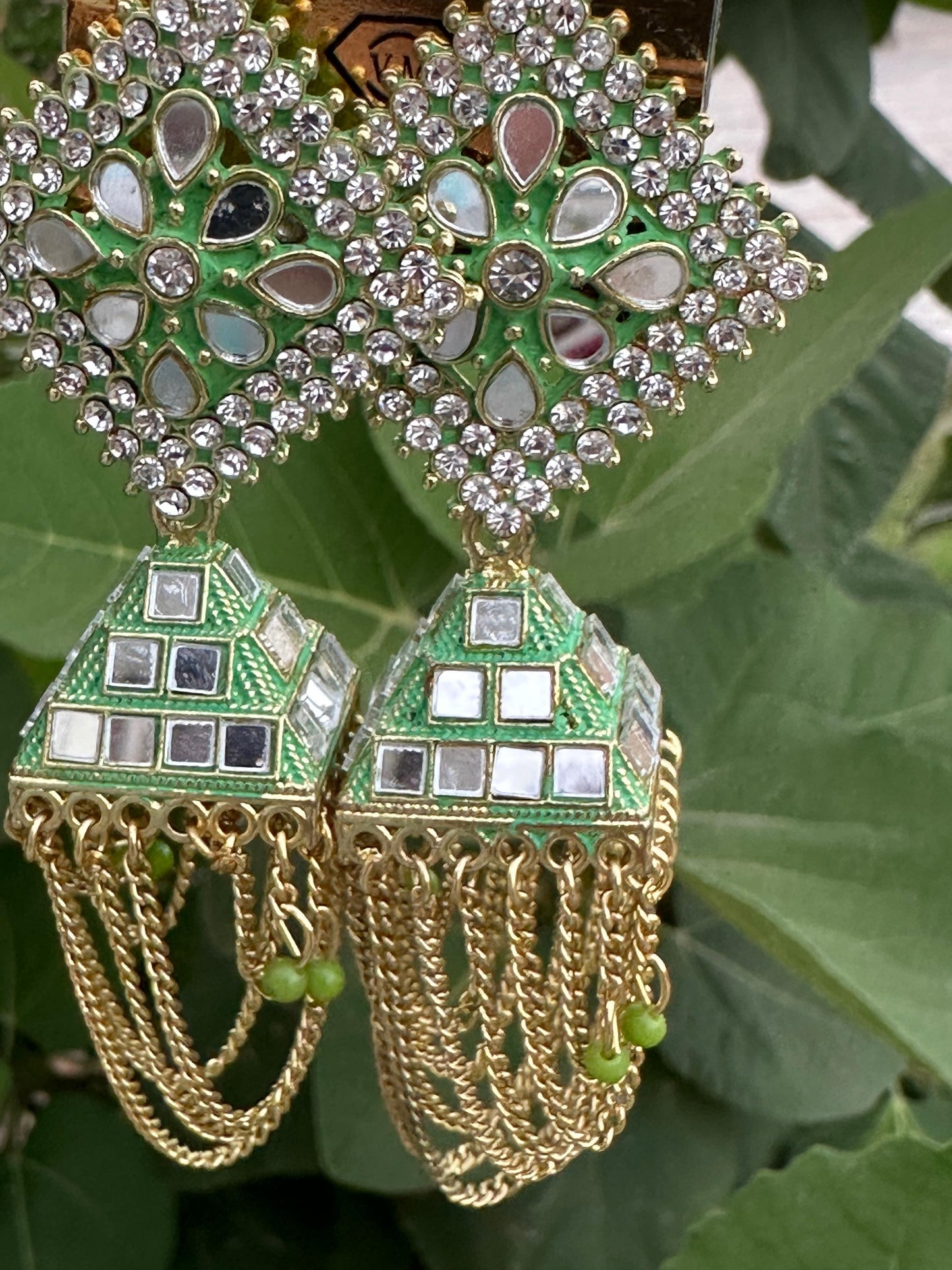 Mirror work Earrings