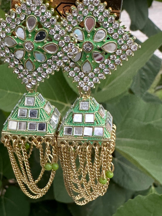 Mirror work Earrings