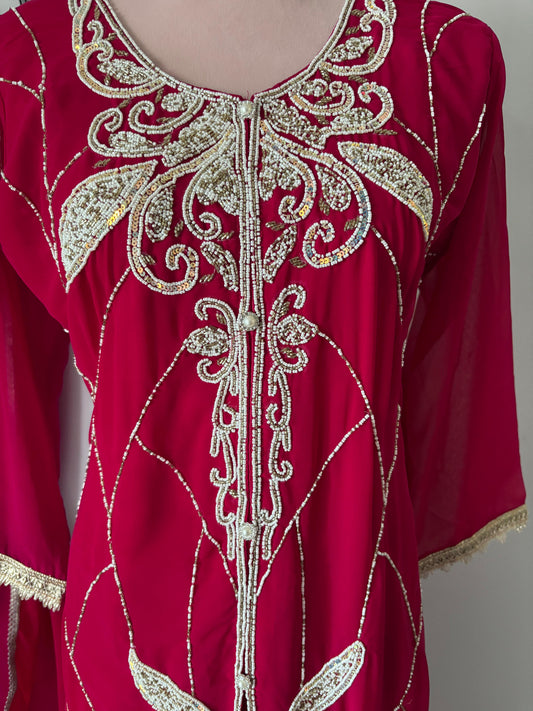 Partywear Beadwork Stylish Dress
