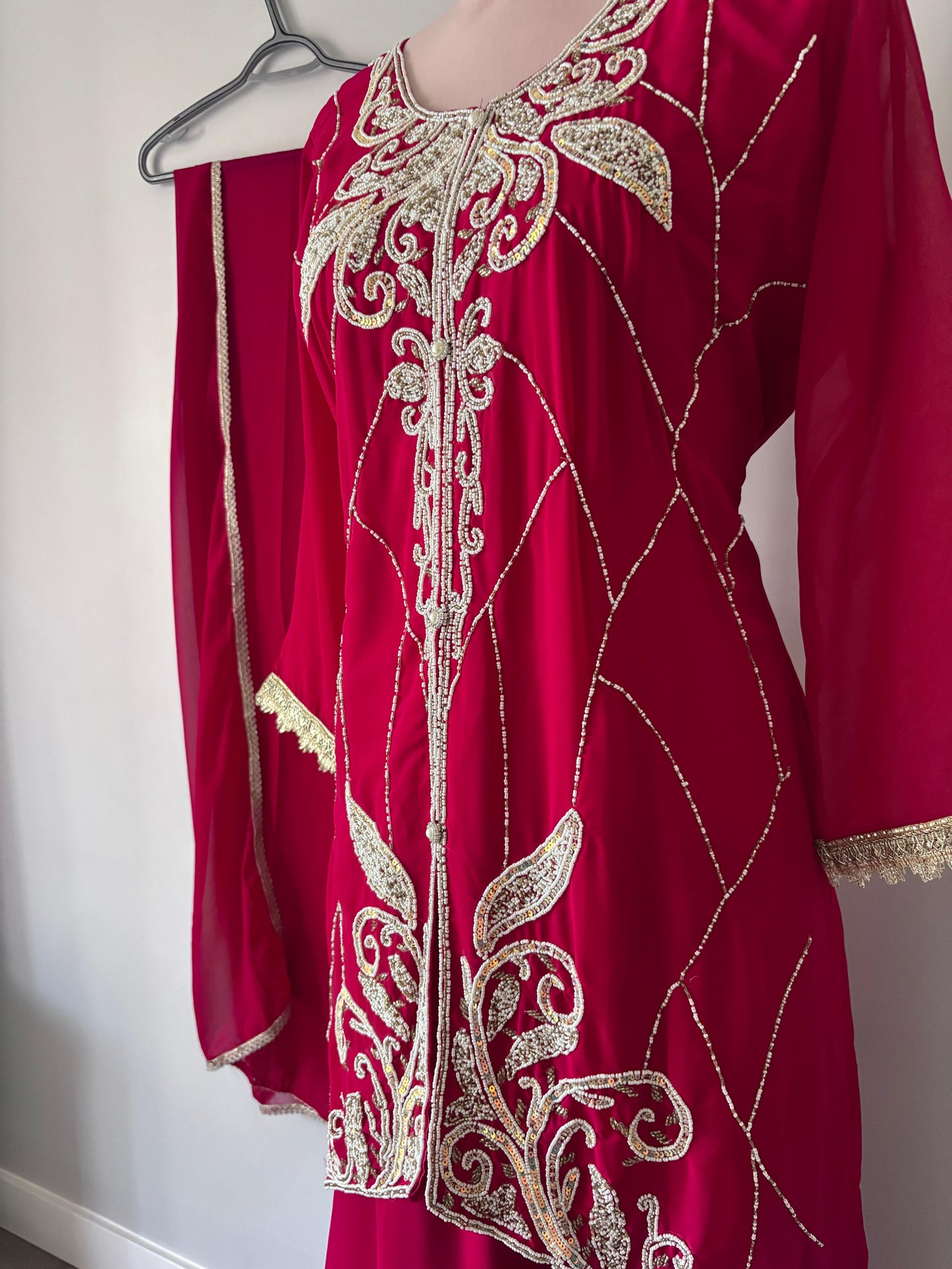 Partywear Beadwork Stylish Dress