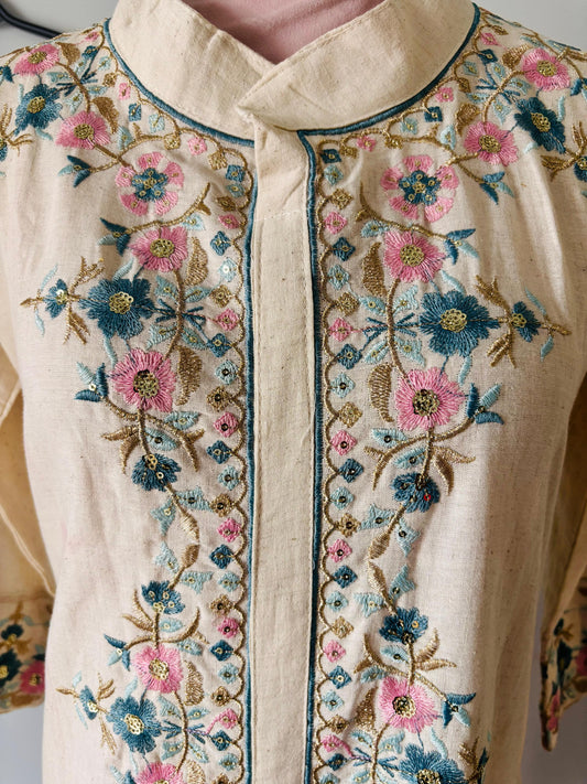 Khadi Cotton Kurta Set