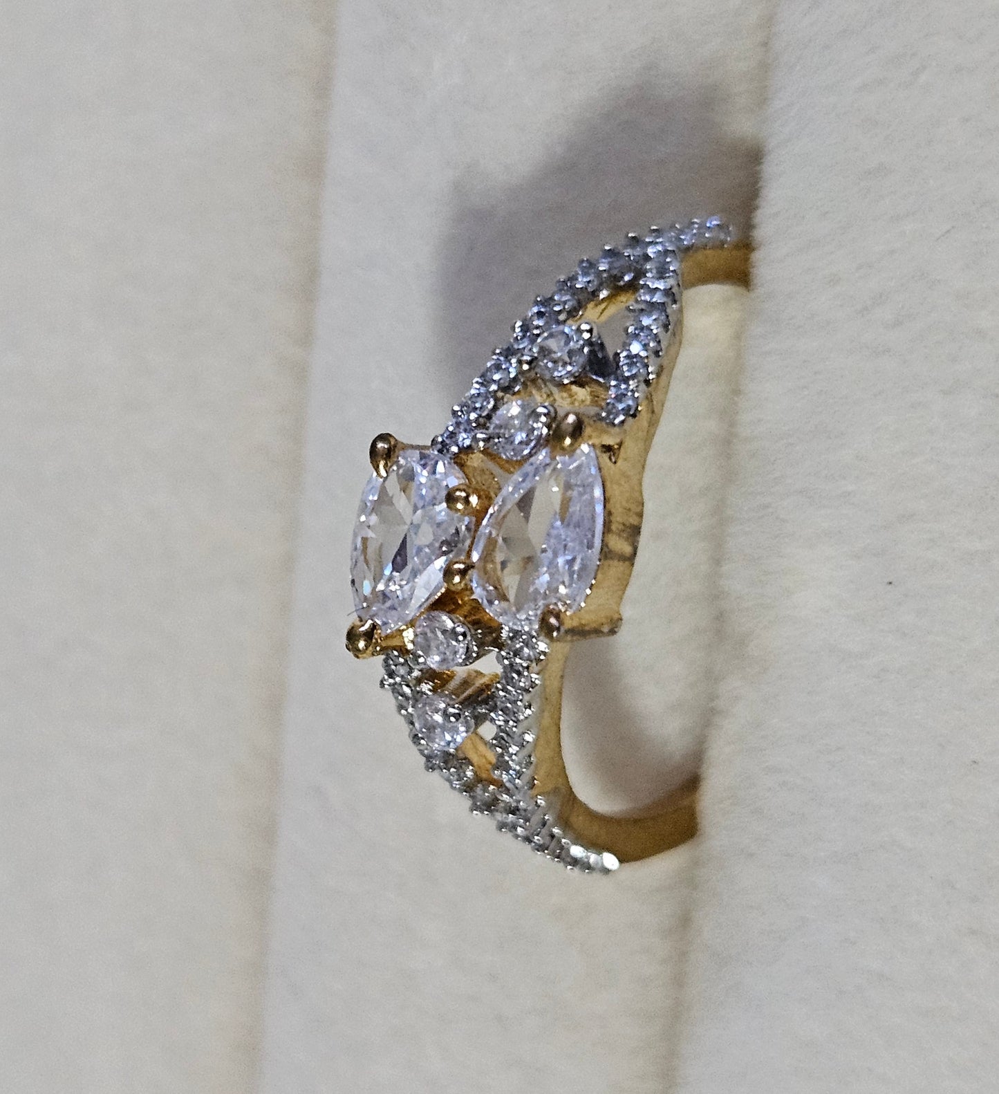 Marquise Cluster Ring