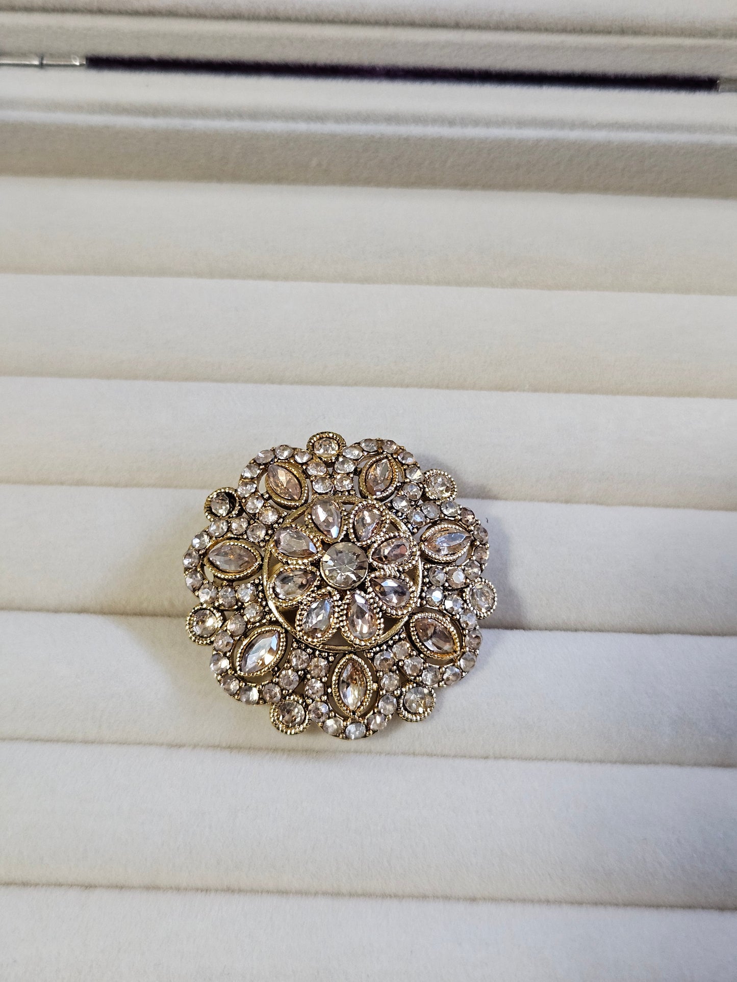 Gold Rhinestone Ring